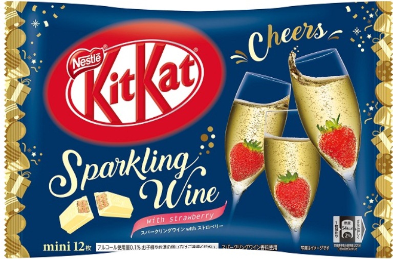ネスレ日本　キットカットミニスパークリングワインｗｉｔｈストロベリー