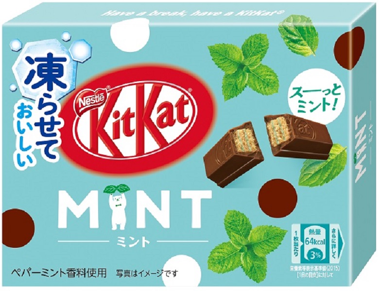 キットカットミニチョコミント箱
