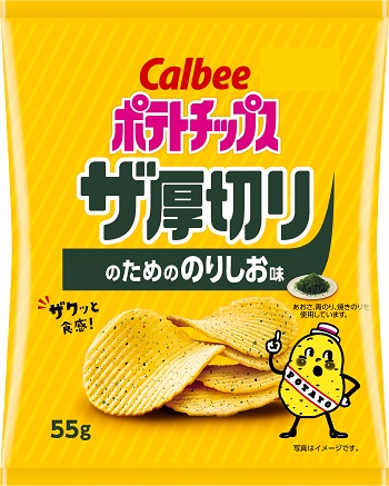 カルビー　ポテトチップス ザ厚切りのためののりしお味