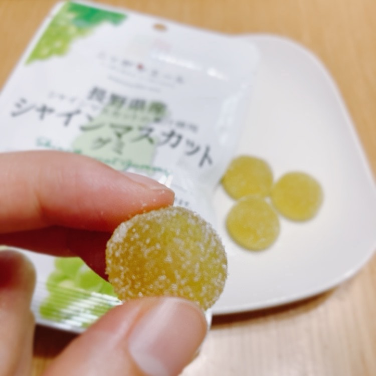 ニッポンエールシャインマスカットグミ中身