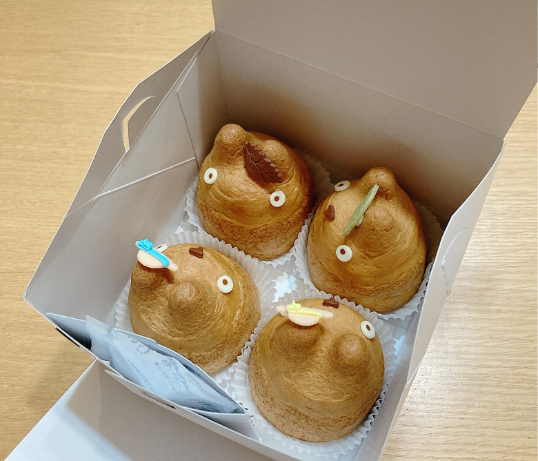 シュークリーム開封