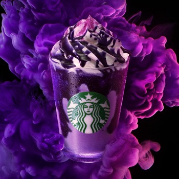 スタバ新作「パープルハロウィンフラペチーノ®
