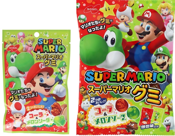 スーパーマリオグミ2種類