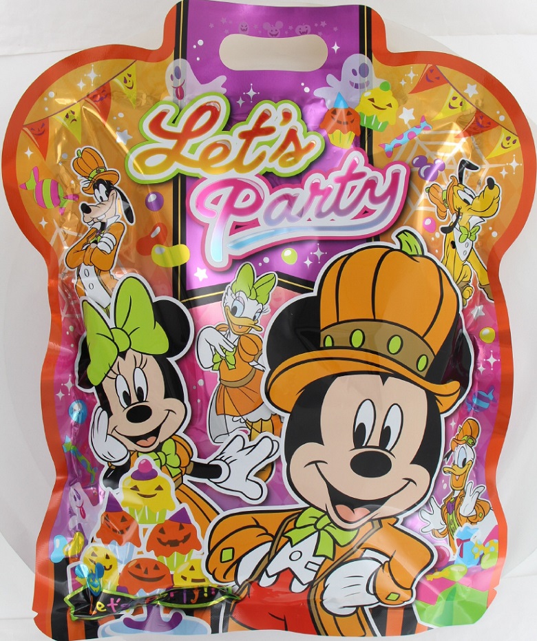 ハート　ダイカットお菓子袋／ディズニーキャラクター