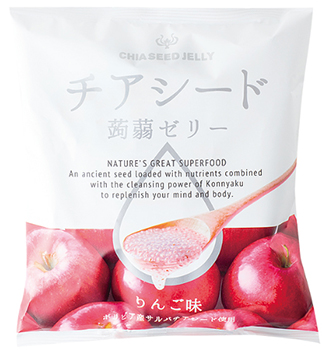 チアシード蒟蒻ゼリー りんご味