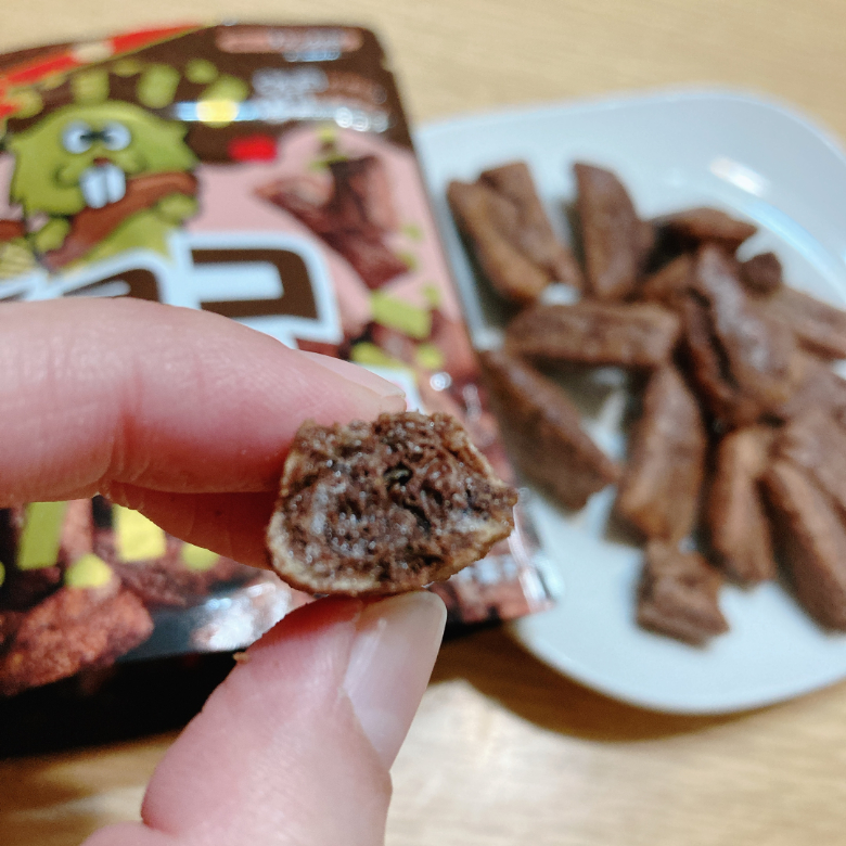 チョコビーバー_断面