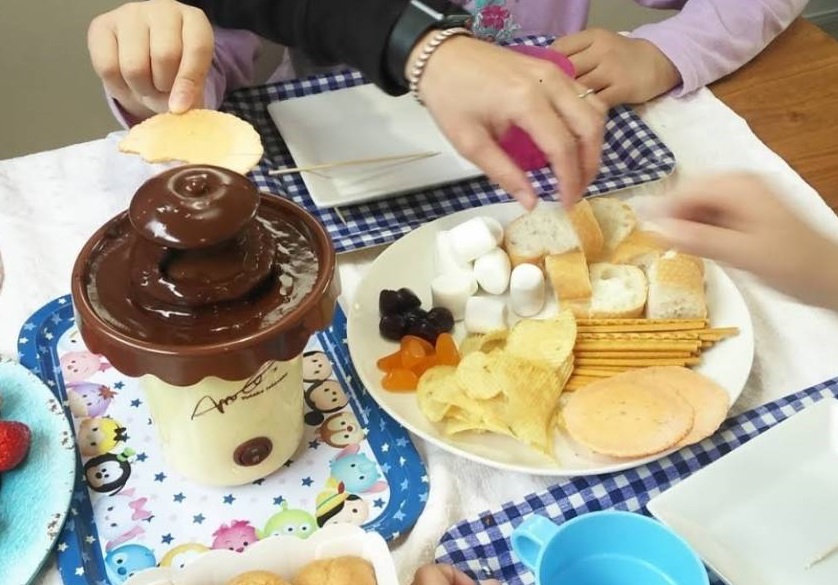 チョコフォンデュ