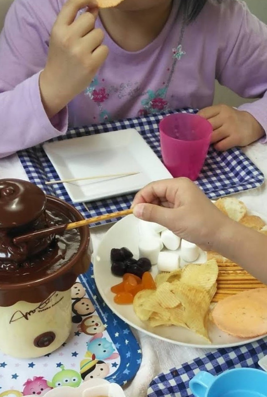 チョコフォンデュ