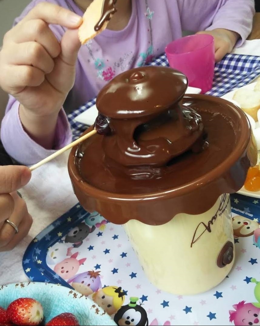 チョコフォンデュ