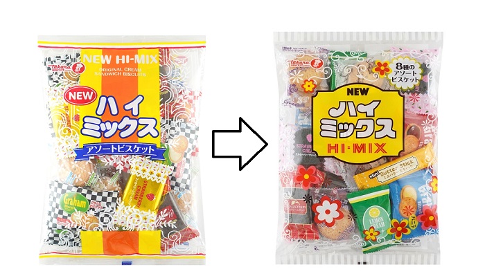 ニューハイミックスリニューアル前後