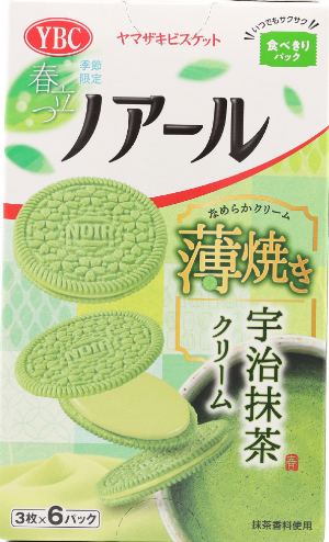 ノアール薄焼き宇治抹茶クリーム