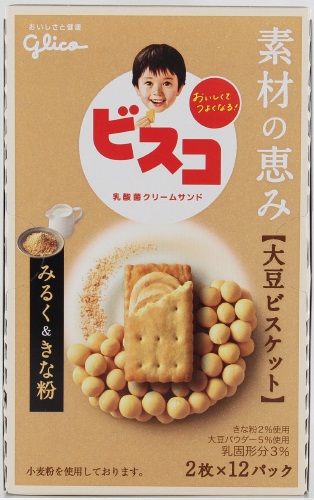 ビスコ素材の恵み＜大豆＞みるく＆きな粉