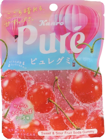 カンロ　ピュレグミ らんらんさくらんぼソーダ