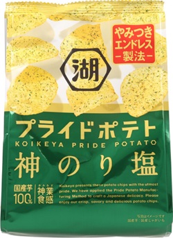 湖池屋　湖池屋プライドポテト神のり塩