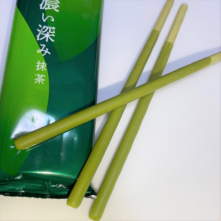 江崎グリコ ポッキー 濃い深み抹茶 中身
