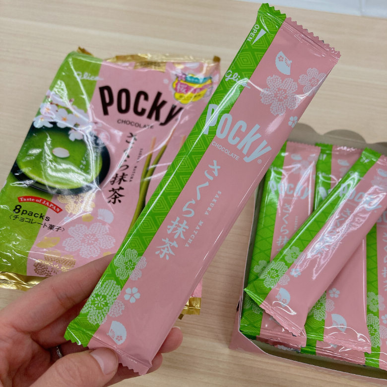 ポッキーさくら抹茶個包装