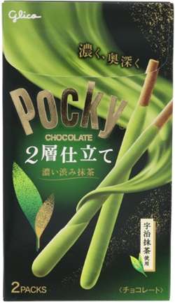 江崎グリコ　ポッキー2層仕立て＜濃い渋み抹茶＞