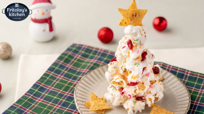 クリスマスポップコーンツリー