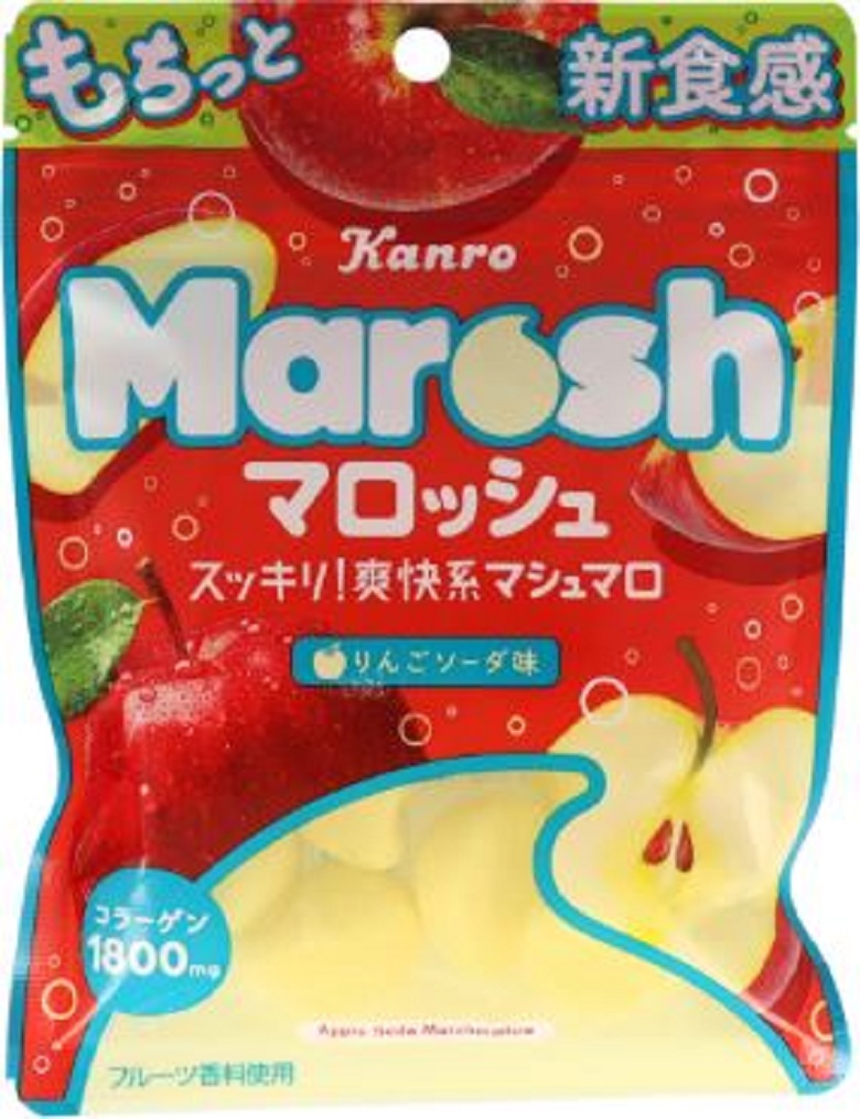 カンロ　マロッシュりんごソーダ味