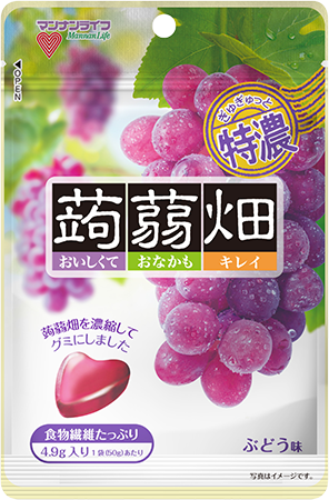 マンナンライフぎゅぎゅっと特濃蒟蒻畑 ぶどう味