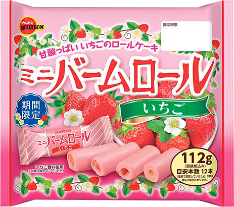 ミニバームロールいちご