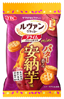 ヤマザキビスケット/ルヴァンプライムサンドミニ安納芋味