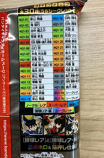 パッケージ裏面