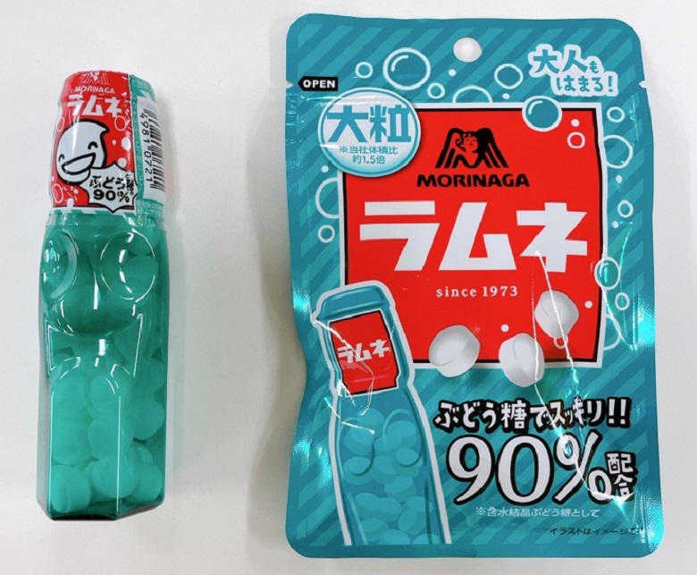 ラムネと大粒ラムネ