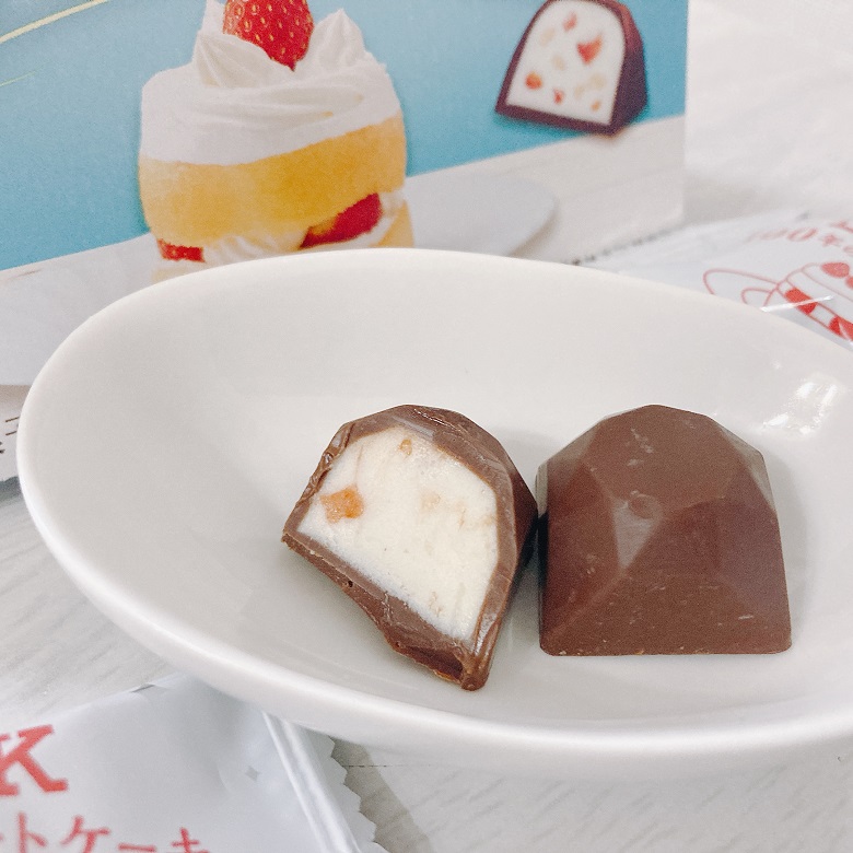 ルック100年のショートケーキ‗中身断面