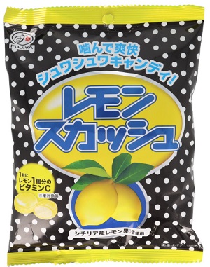 不二家　レモンスカッシュキャンディ袋