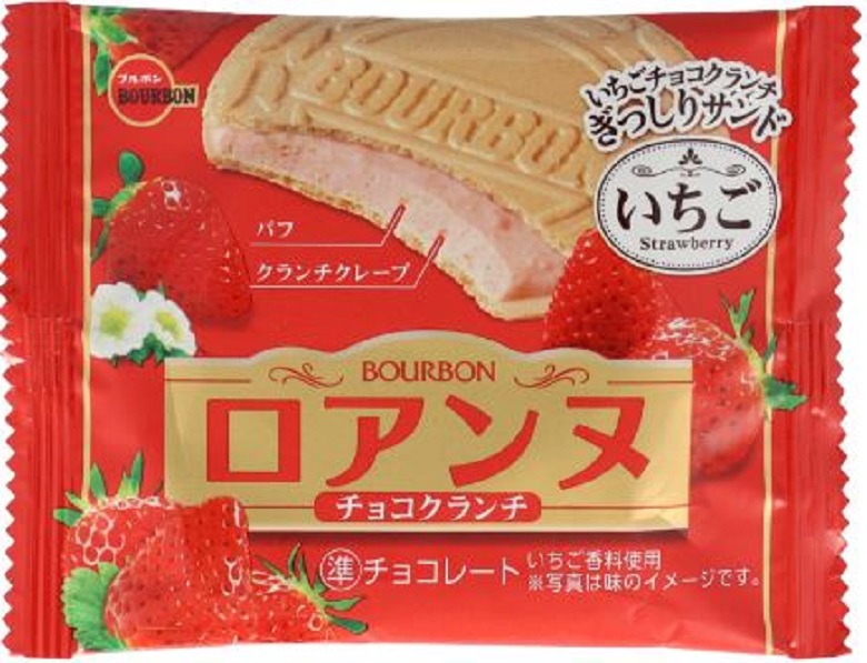 ブルボン　ロアンヌチョコクランチいちご