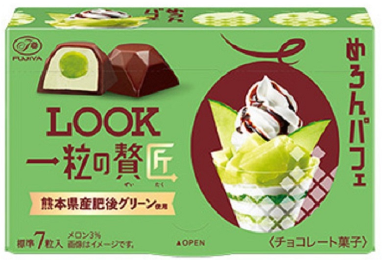 不二家ルック一粒の贅匠メロンパフェ