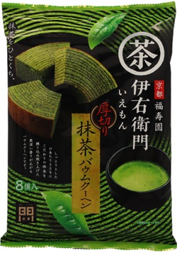 モントワール　伊右衛門厚切り抹茶バウムクーヘン
