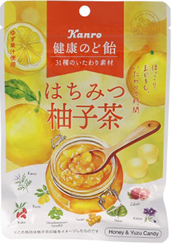 カンロ　健康のど飴はちみつ柚子茶