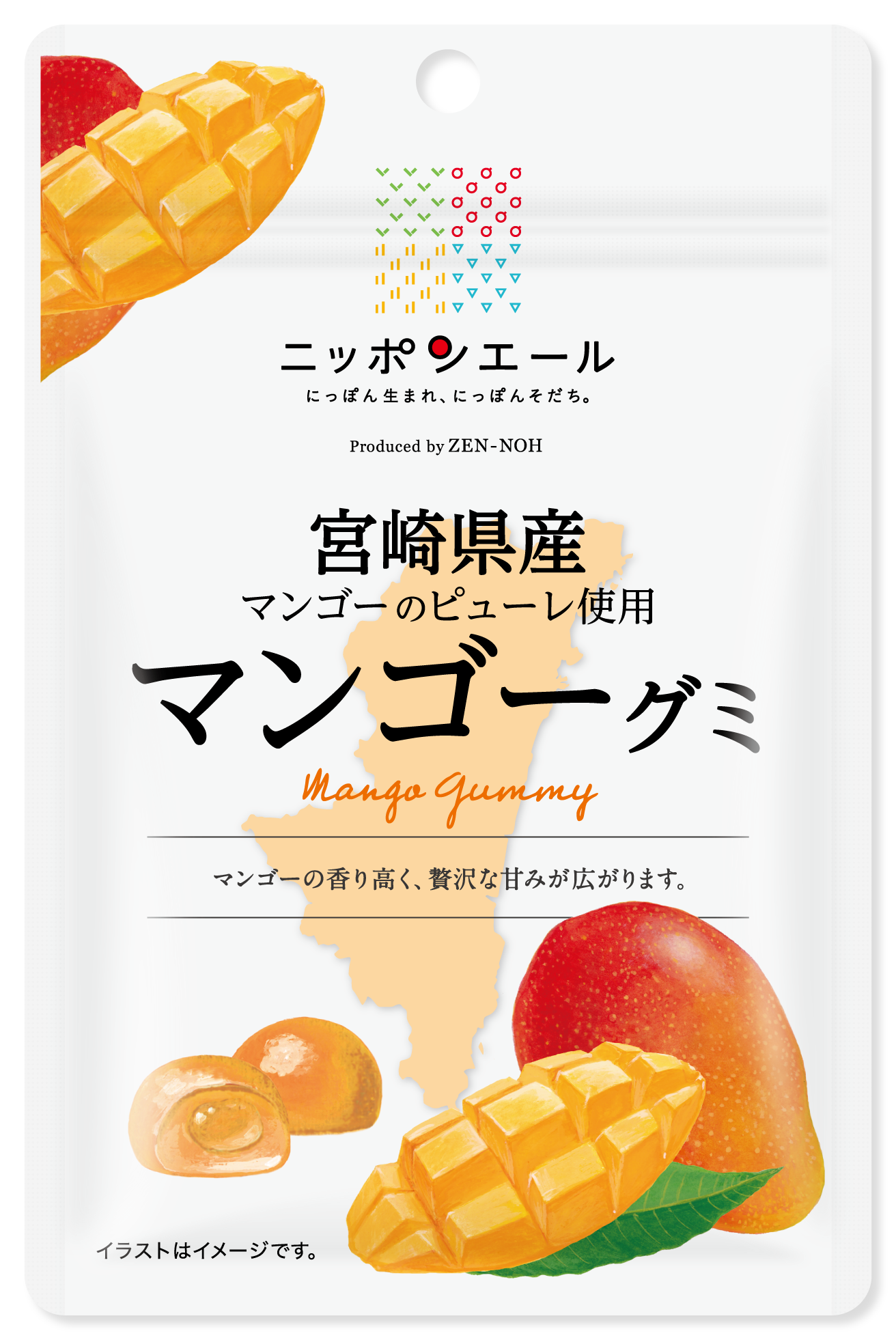全国農協食品宮崎県産マンゴーグミ