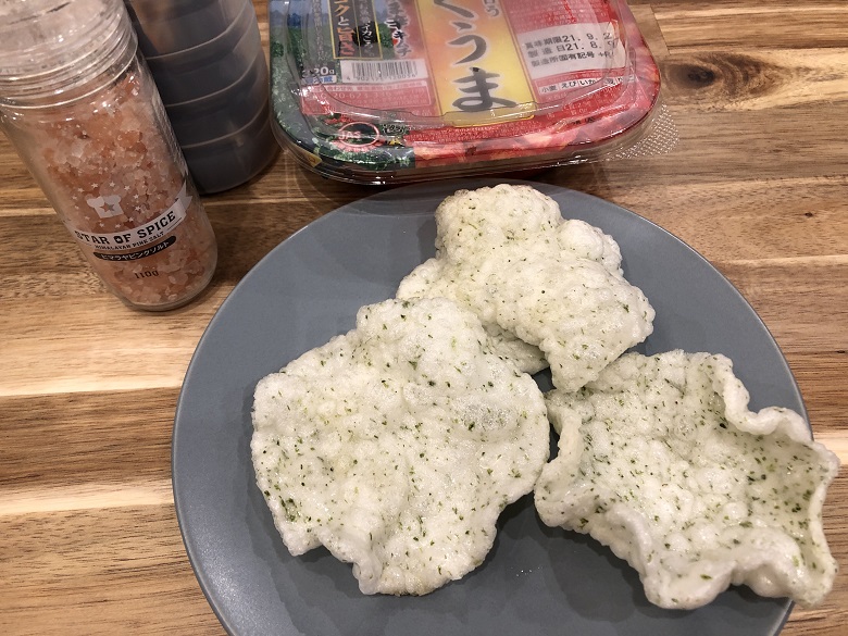 出来上がった煎餅