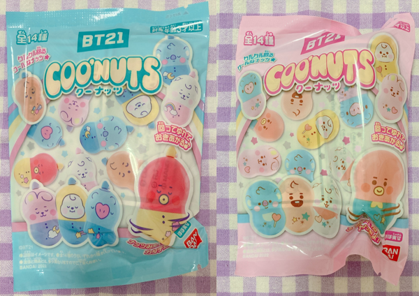 バンダイ　Coo'nuts BT21 BABYのパッケージ
