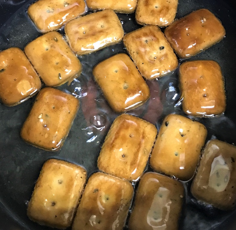 揚げるの工程