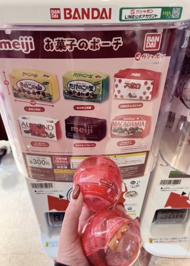 明治お菓子ポーチ_売り場画像