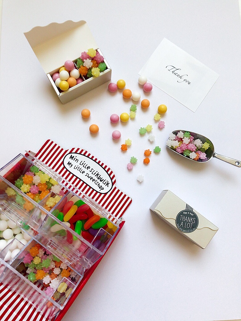 カラフルなお菓子とこんぺいとう