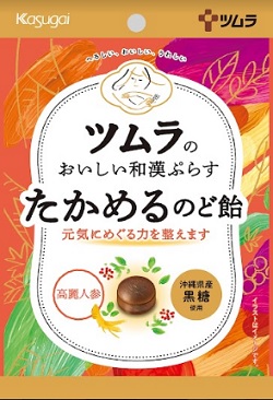 春日井製菓　ツムラのおいしい和漢ぷらす　たかめるのど飴