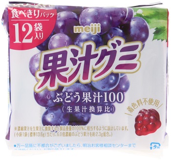 明治　果汁グミスマートパック ぶどう