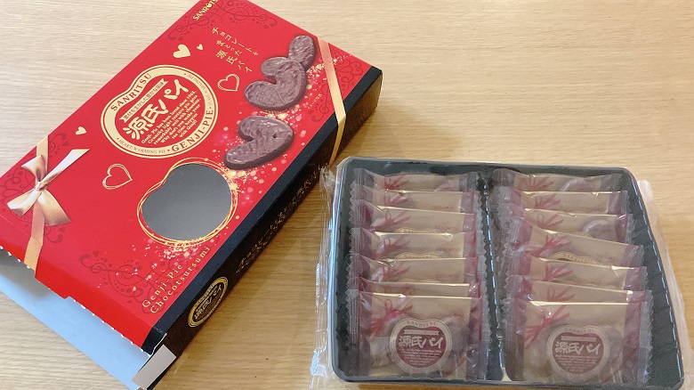 /源氏パイチョコ包みギフトBOX‗開封