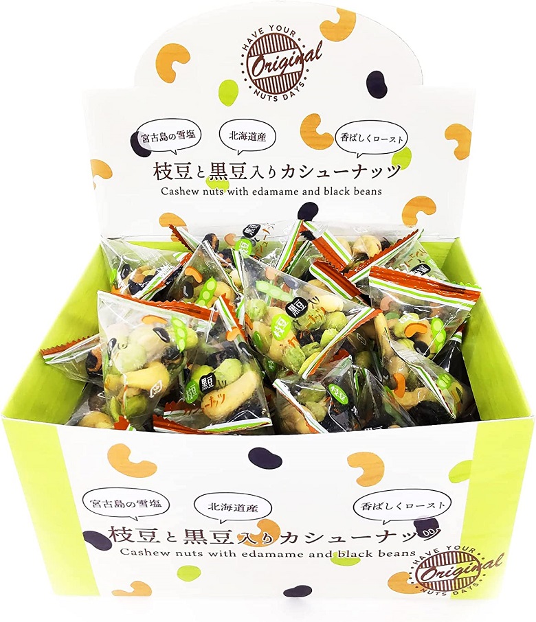 竹新_箱入り枝豆黒豆カシューナッツ