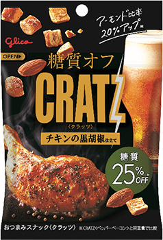 糖質オフクラッツ＜チキンの黒胡椒仕立て＞