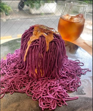 紫芋モンブラン