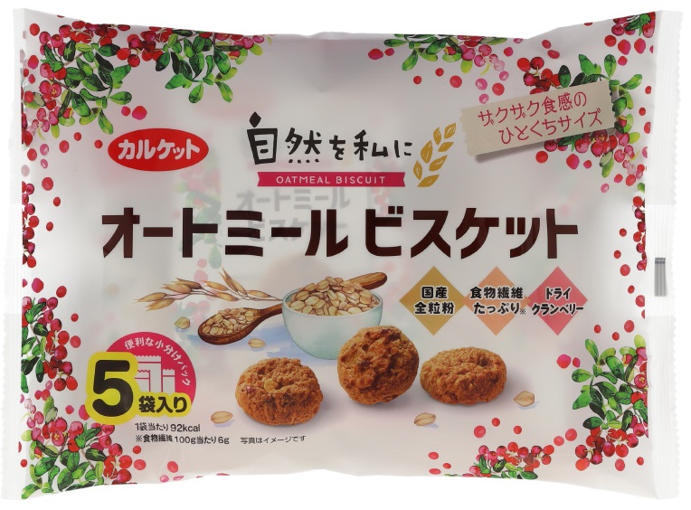 自然を私にオートミールビスケット