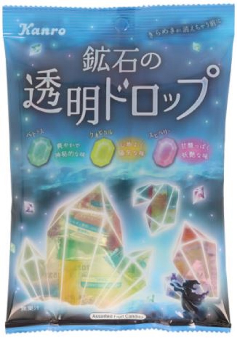 カンロ　鉱石の透明ドロップ