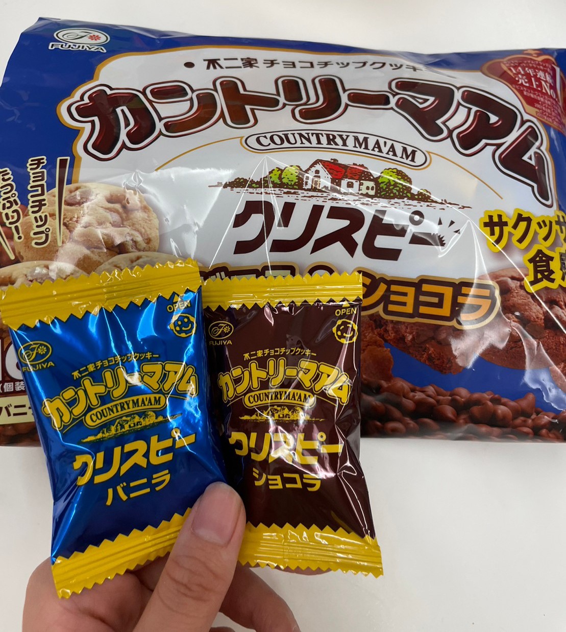 カントリーマアムクリスピーバニラ＆ショコラ