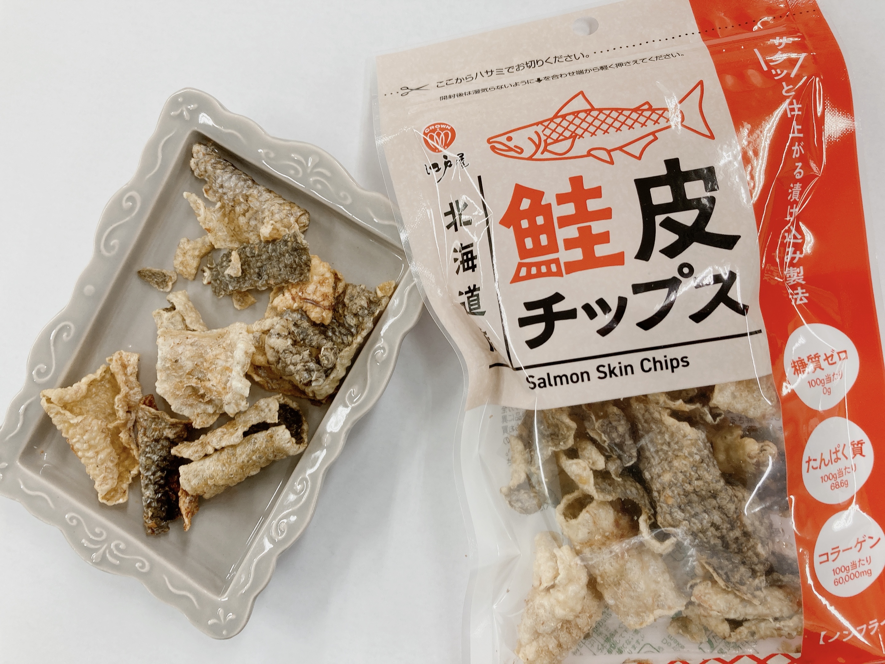 鮭皮フライ